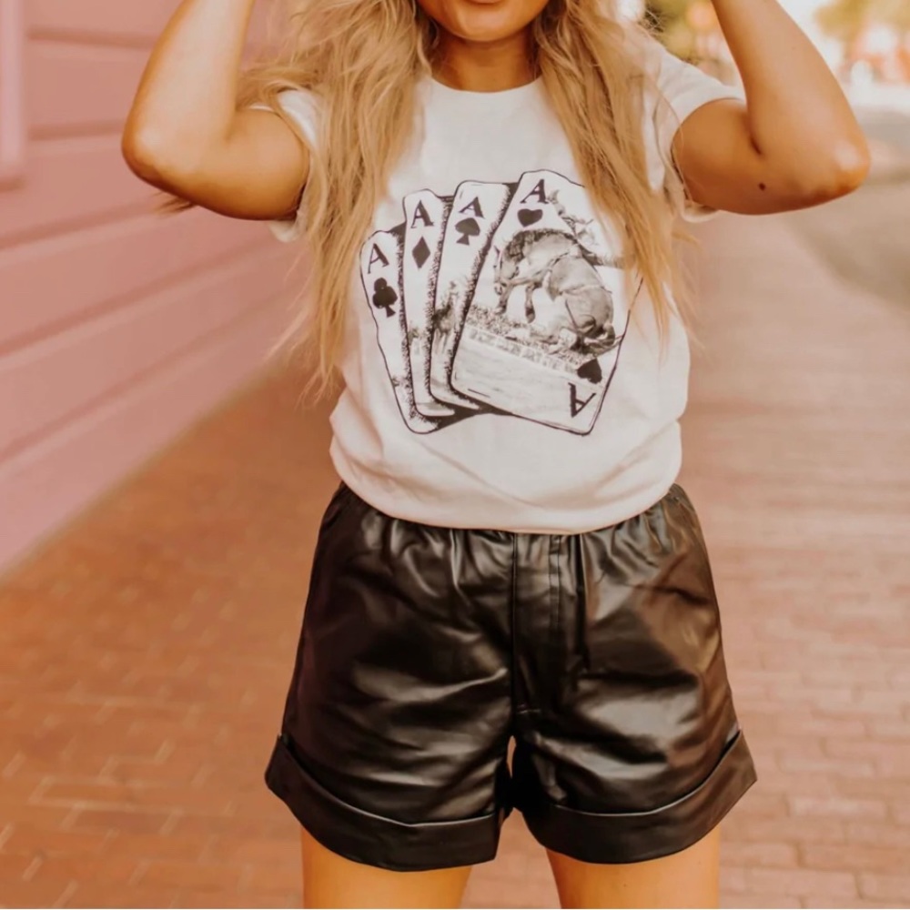 Ladies Graphic Tee All Aces Tee!